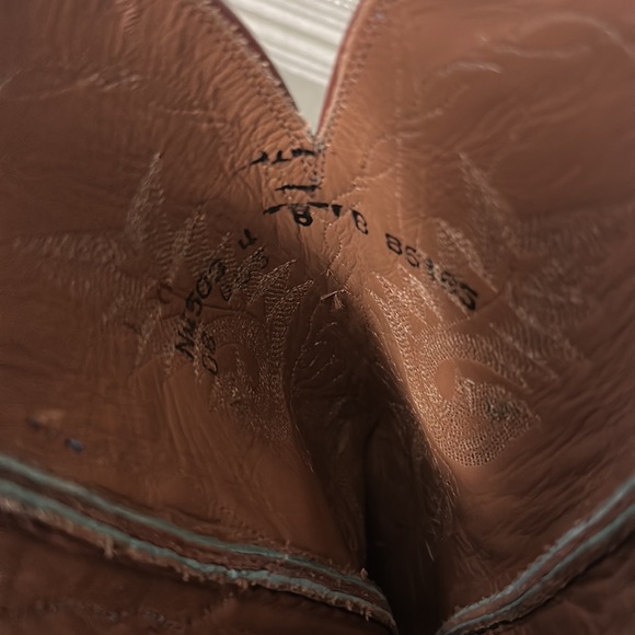 1883 by Lucchese teal and brown cowboy boots - Picture 5 of 10